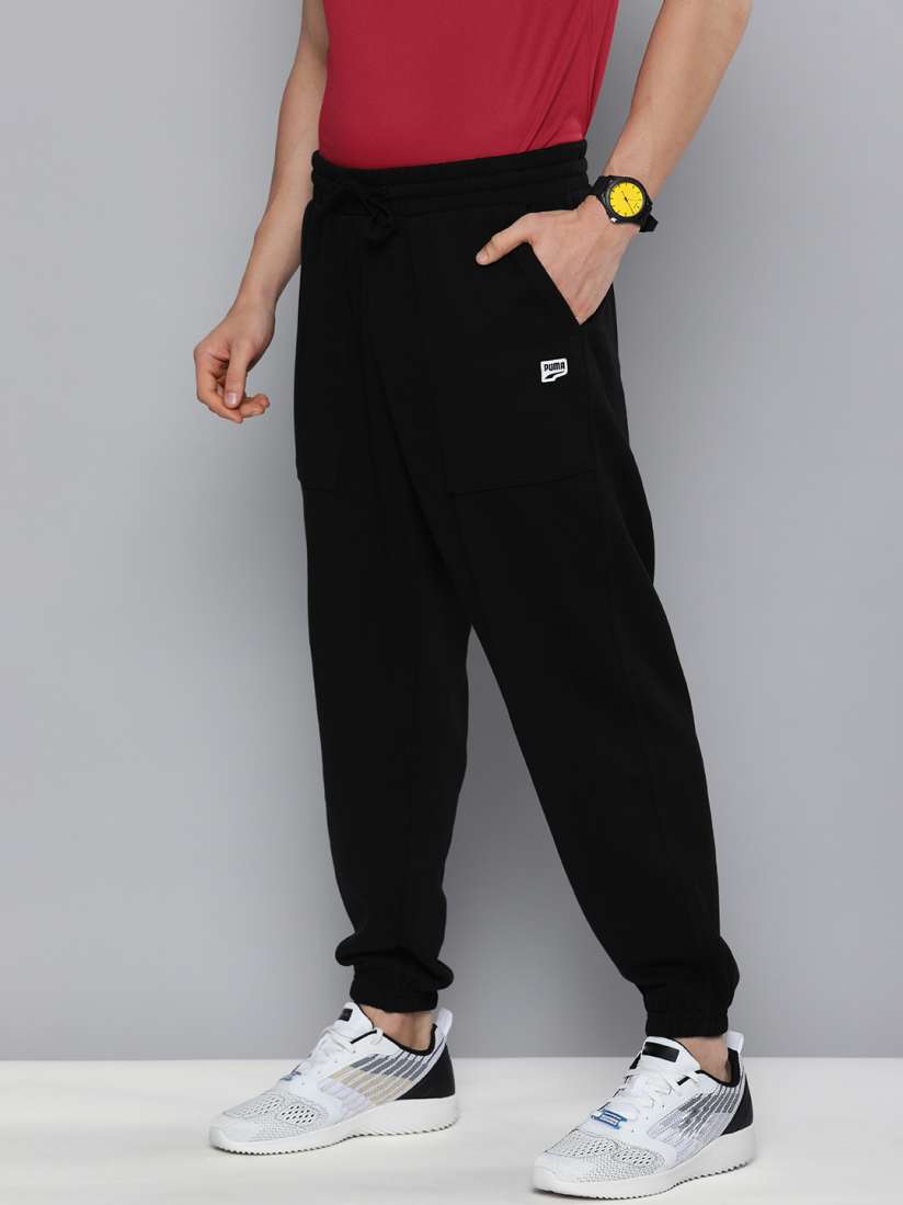 Buy Puma Men Relaxed Fit Solid Downtown Joggers Track Pants for Men 18981372 Myntra