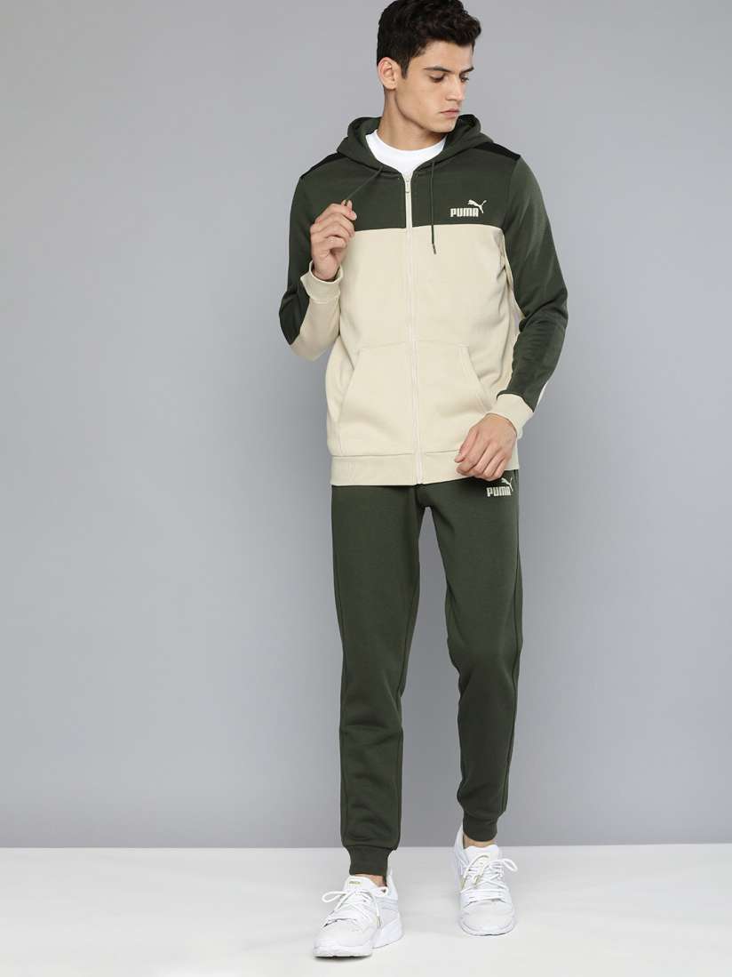 Buy Puma Men Regular Fit Colourblock Essential Tracksuit Tracksuits for Men 18981442 Myntra