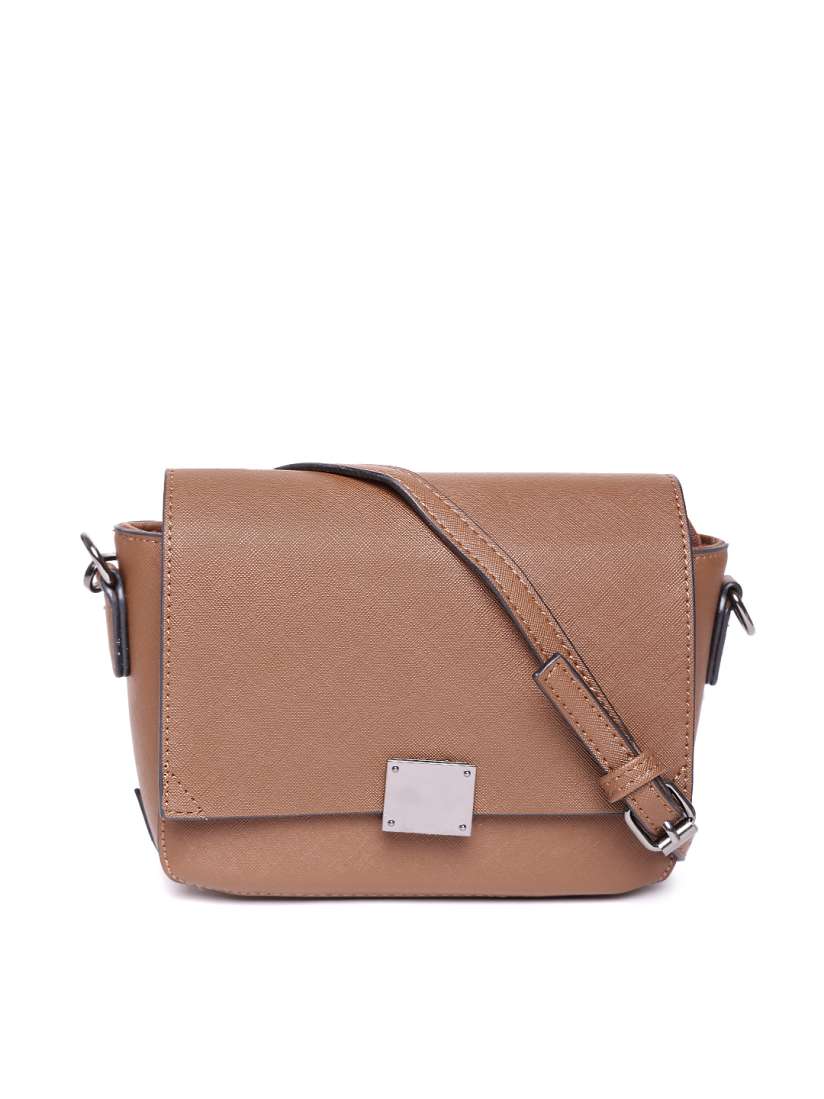 Buy Lino Perros Brown Solid Sling Bag Handbags for Women 1898394 Myntra