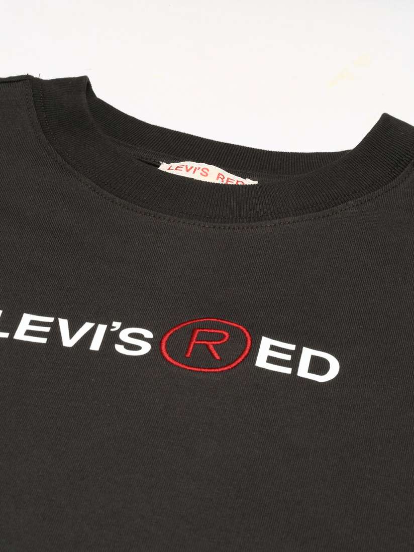 Buy Levis Men Black Typography Printed T shirt Tshirts for Men 18984074 Myntra