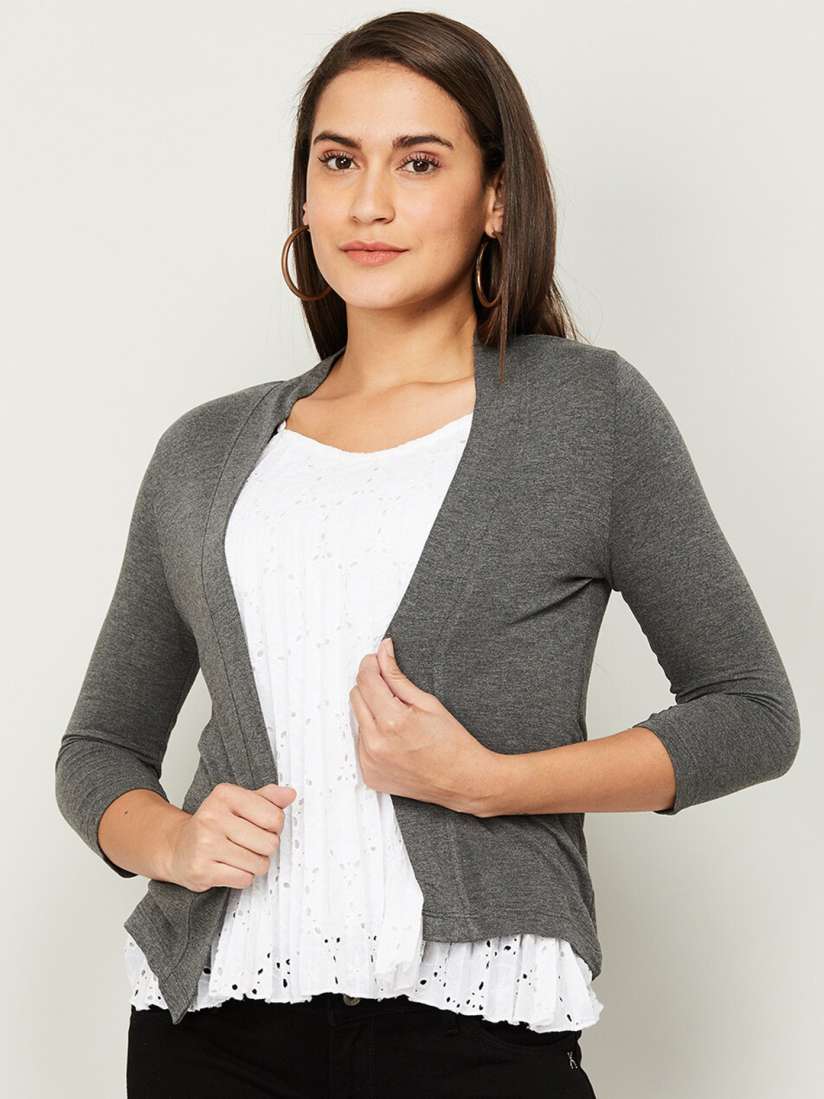 Ladies grey shrug online