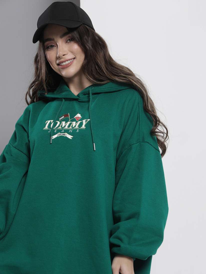 Tommy hilfiger jumper green cheap