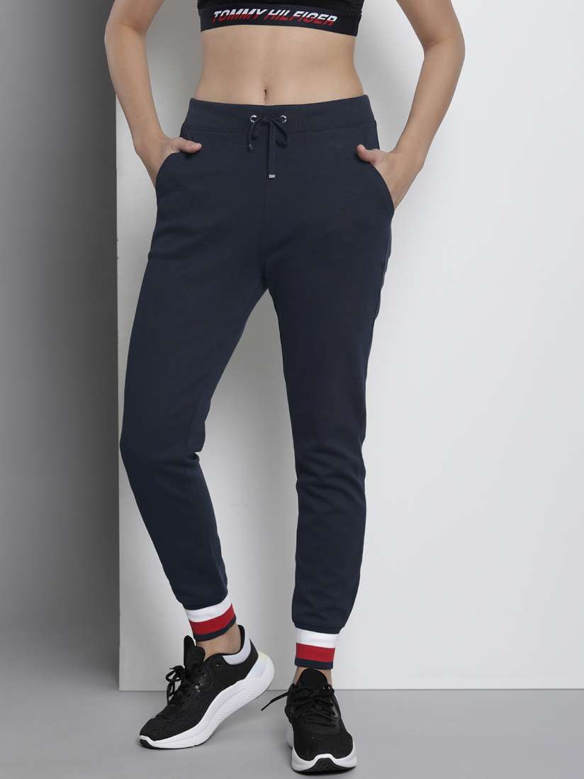 Buy Tommy Hilfiger Women Regular Fit Mid Rise Joggers Track Pants for Women 18988012 Myntra