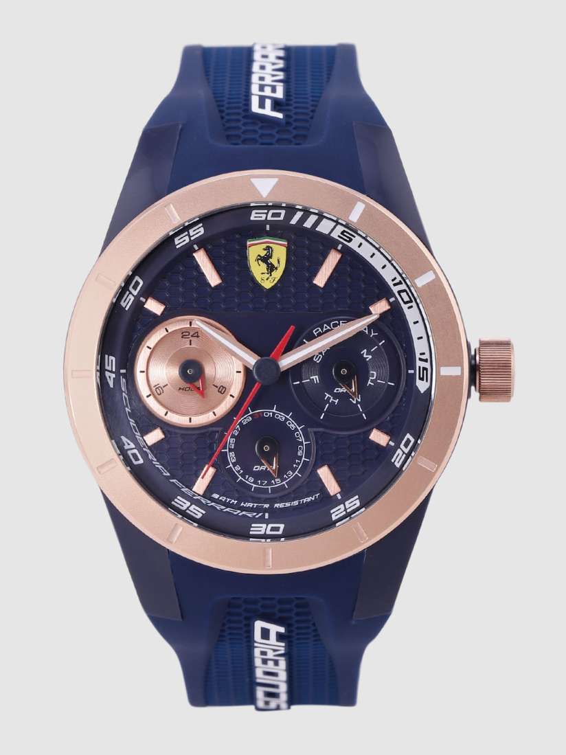 Buy Ferrari Men Navy Blue Analogue Watch 0830379 Watches for Men 1899055 Myntra