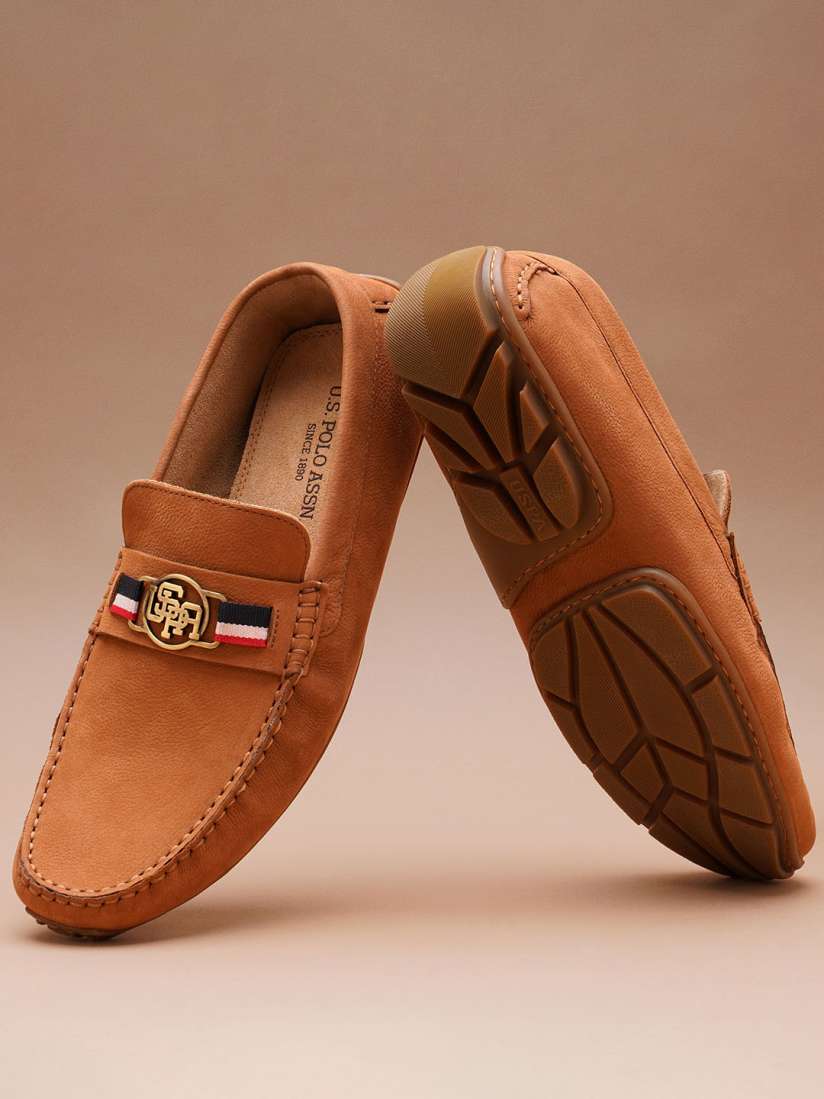 Buy U S Polo Assn Men Tan Leather Loafers Casual Shoes for Men 18992228 Myntra