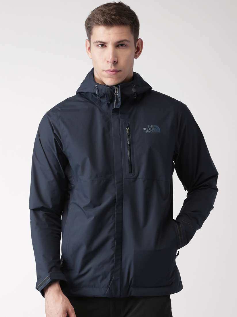 Buy The North Face Men Navy Blue Solid Asian Fit Water Resistant Jacket Jackets for Men 1899729 Myntra