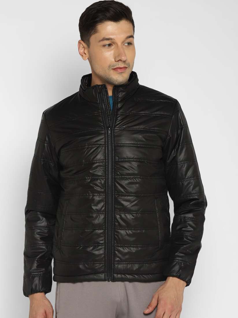 Buy FURO by Red Chief Men Black Lightweight Padded Jacket Jackets for Men 19000484 Myntra
