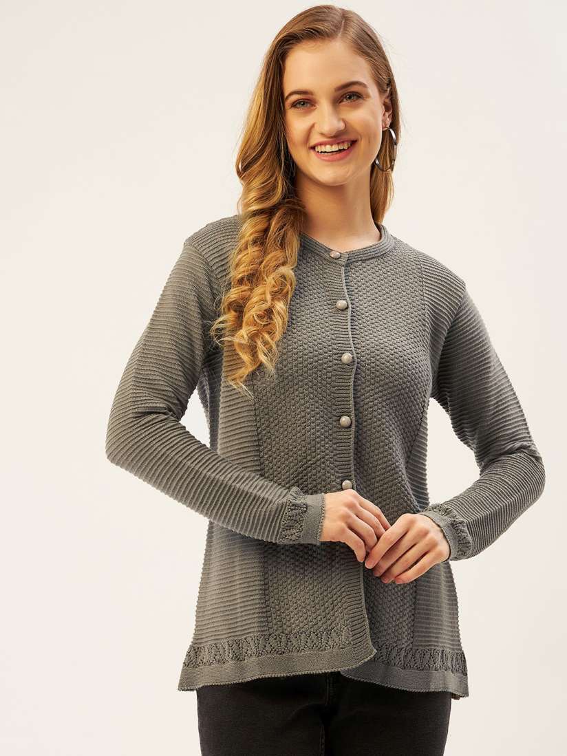 Olive green cardigan sweater womens clearance