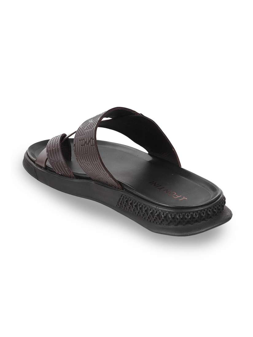 Buy J FONTINI Men Brown Leather Comfort Sandals Sandals for Men 19003468 Myntra