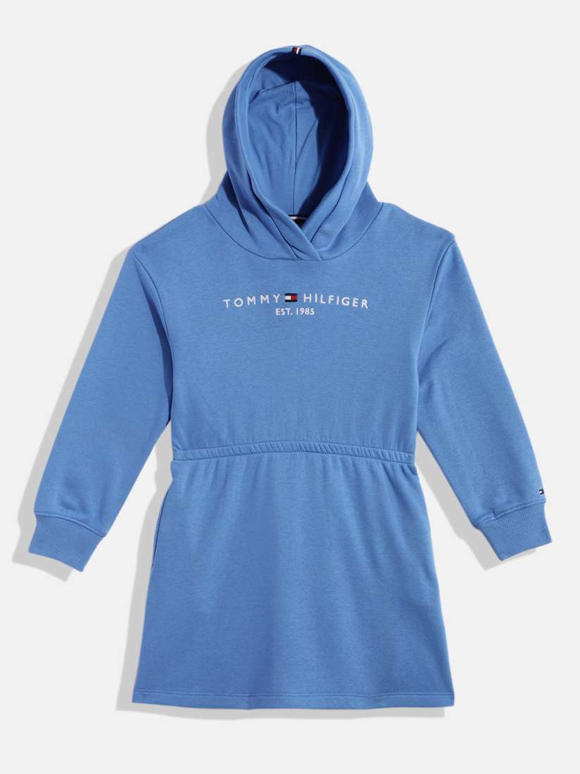 Buy Tommy Hilfiger Girls Blue Jumper Dress Dresses for Girls 19003624 Myntra