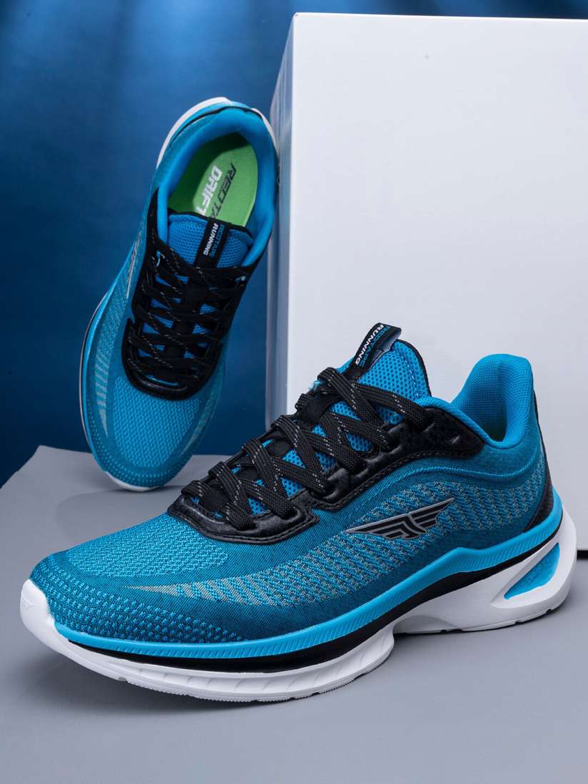Red tape men blue walking shoes discount