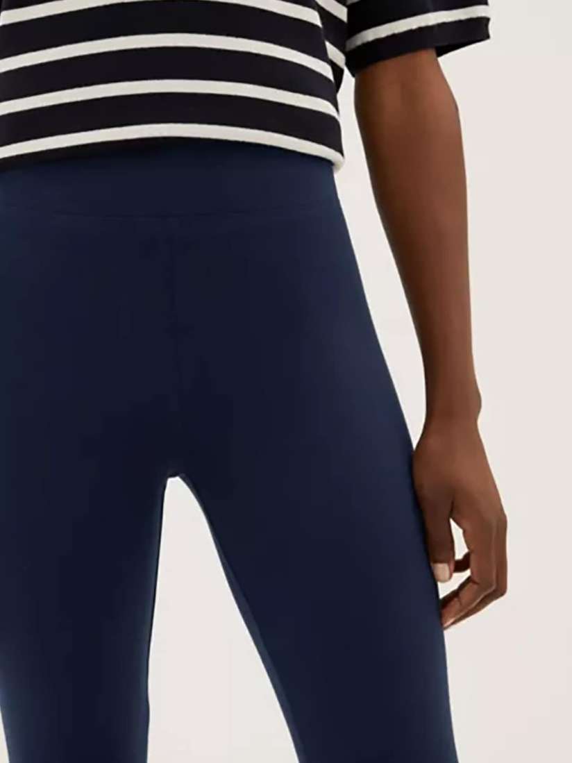 Buy Marks Spencer Women Navy Blue Solid Leggings Leggings for Women 19007538 Myntra