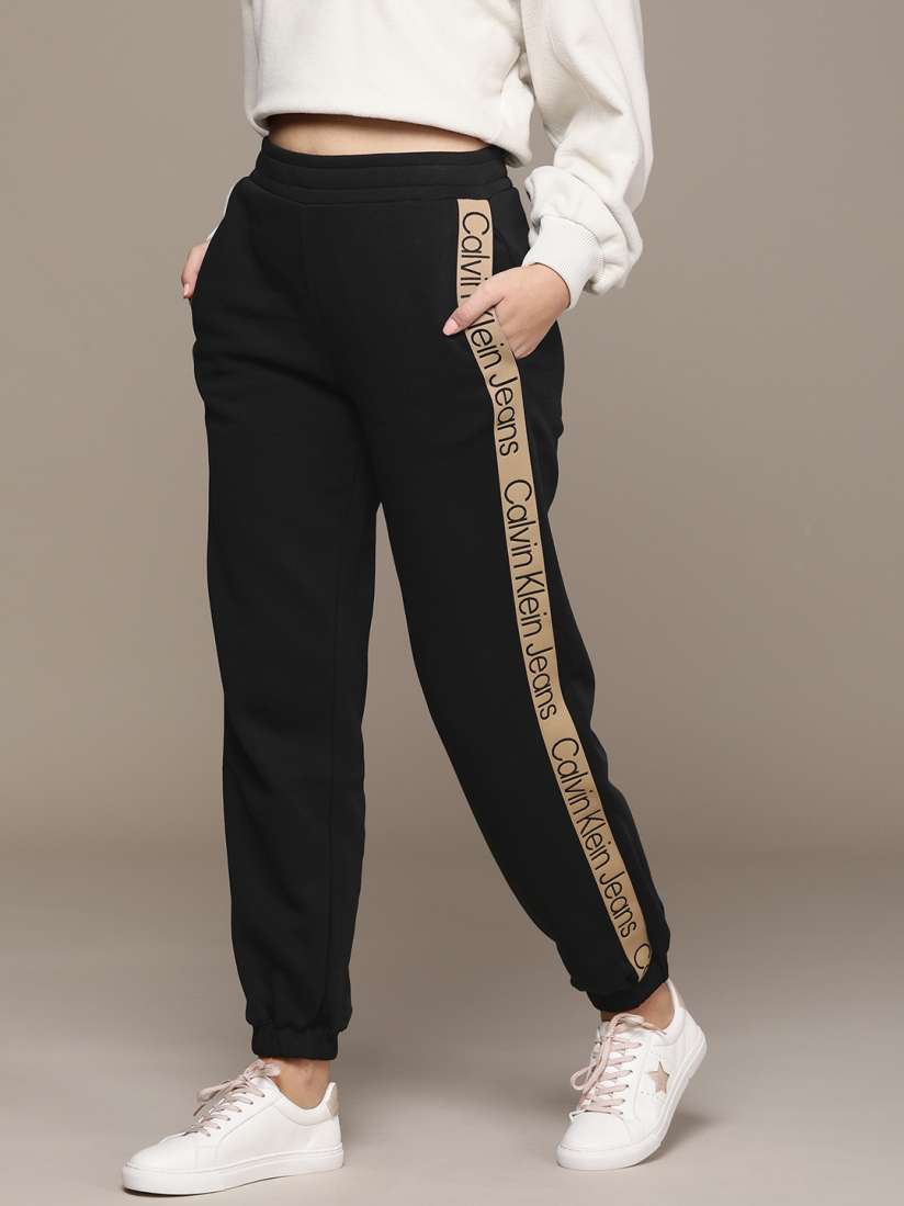Calvin klein side stripe track pants on sale