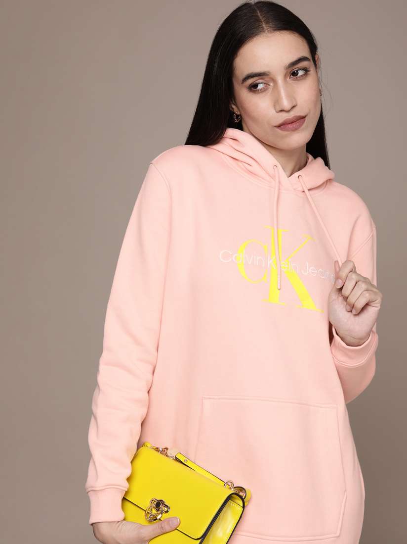 Pink calvin klein jumper hotsell