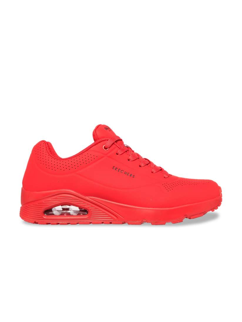 Buy Skechers Men Red Leather Sneakers Casual Shoes for Men 19012572 Myntra