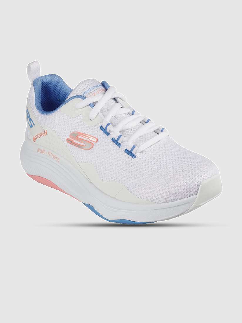 White mesh skechers hot sale