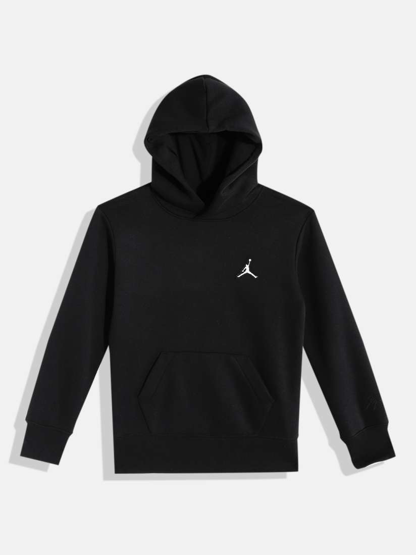 Boys black hooded sweatshirt clearance