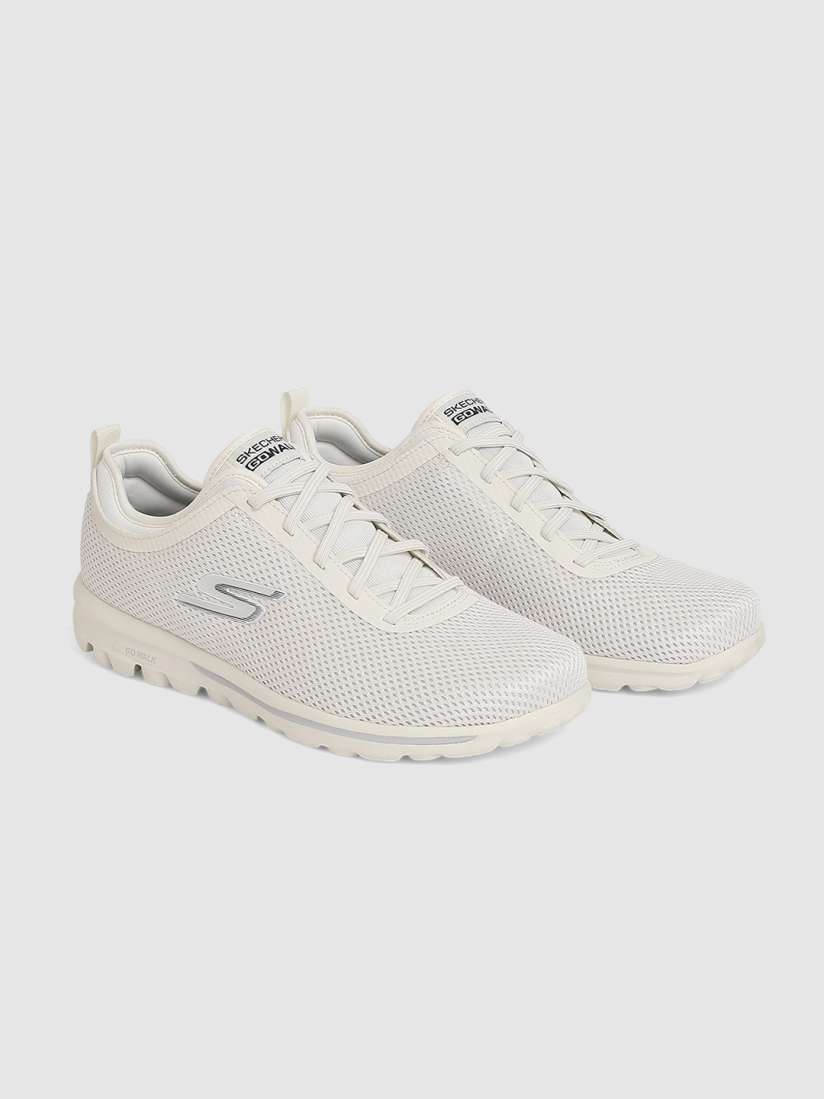 Buy Skechers Men White Mesh Walking Non Marking Shoes Sports Shoes for Men 19018276 Myntra