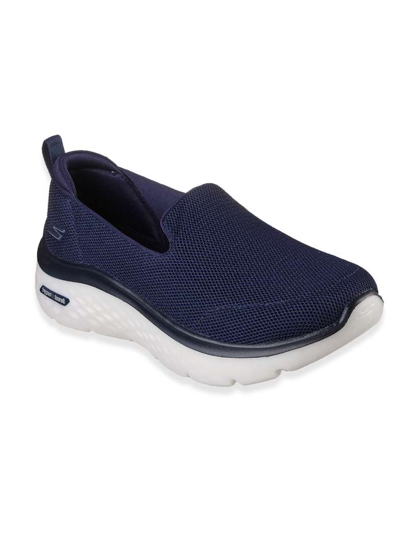 Buy Skechers Women Navy Blue Mesh High Top Walking Non Marking Shoes Sports Shoes for Women 19018378 Myntra