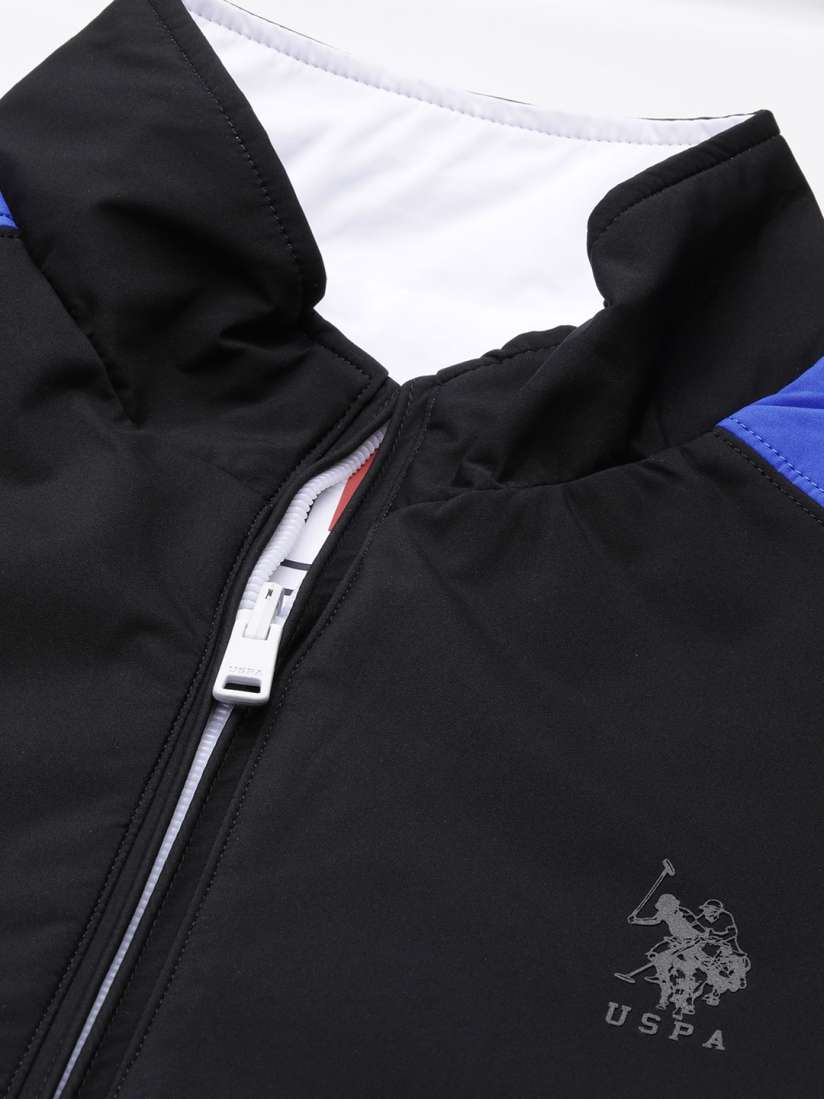 Buy U S Polo Assn Men White Black Colourblocked Reversible Bomber Jacket Jackets for Men 19020724 Myntra