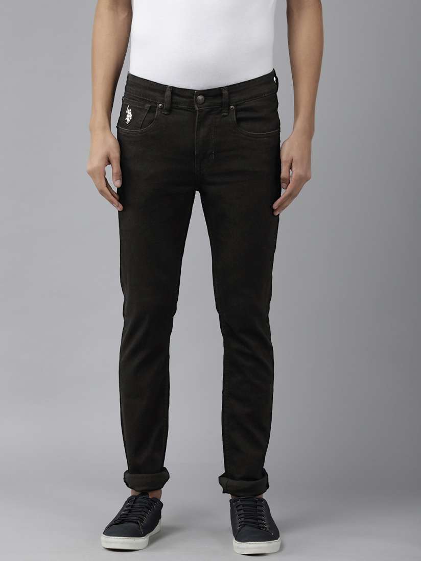 Buy U.S. Polo Assn. Denim Co. Men Black Skinny Fit Stretchable Jeans Jeans for Men 19022006 Myntra
