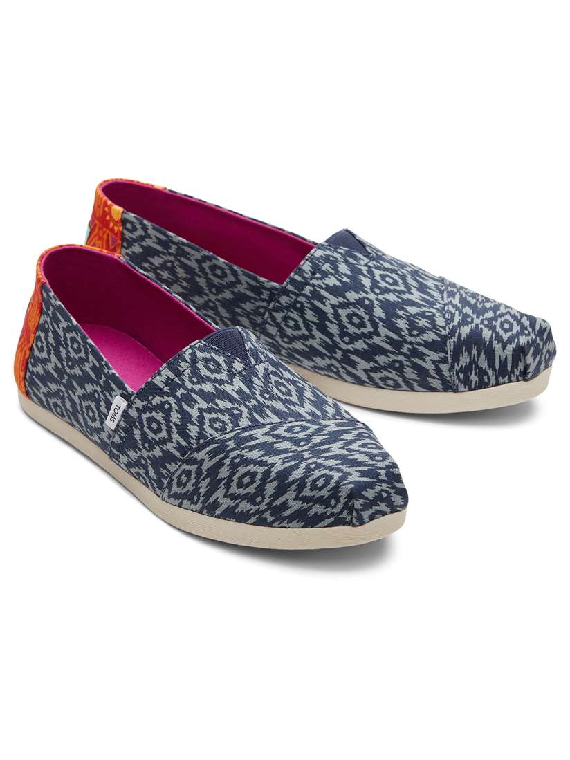 Buy TOMS Women Navy Blue Alpargata Cloudbound Diamonds Ikat Printed Slip On Sneakers Casual Shoes for Women 19024862 Myntra