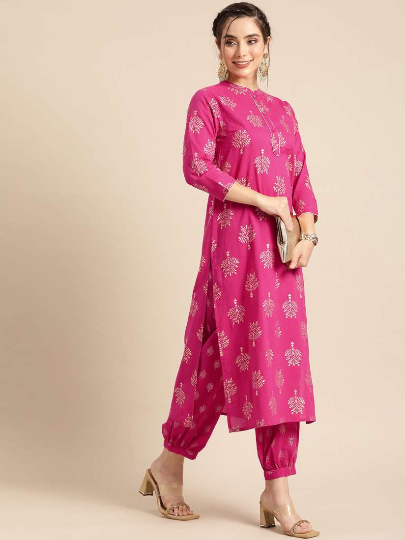 Sangria pink kurta store