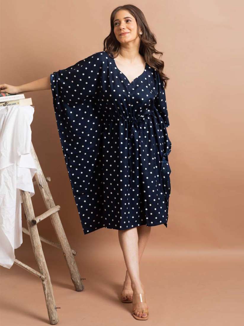 Polka dot kaftan shop