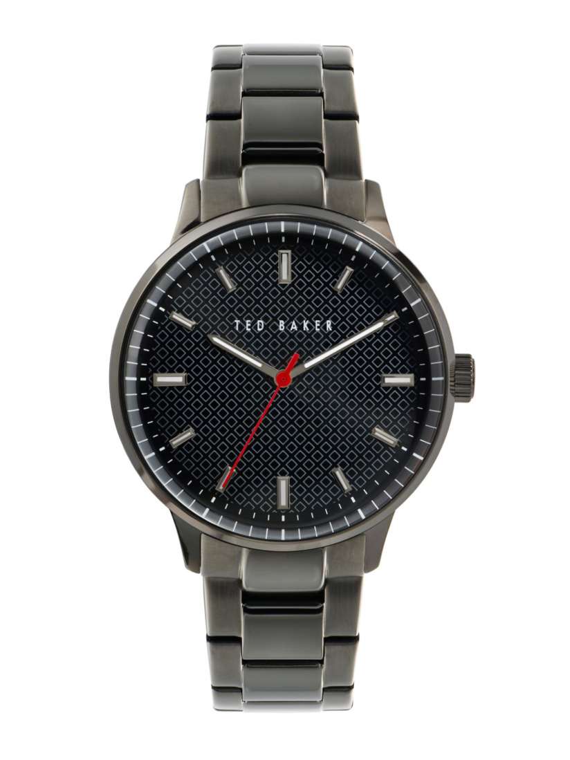 Buy Ted Baker Men Black Dial Black Stainless Steel Bracelet Style Straps Analogue Watch Watches for Men 19030434 Myntra