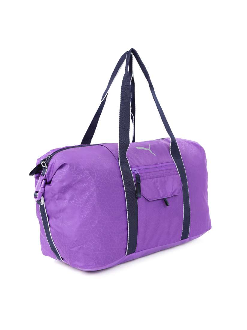 Buy Puma Women Purple Fit At Workout Printed Duffel Bag Duffel Bag for Women 1904238 Myntra