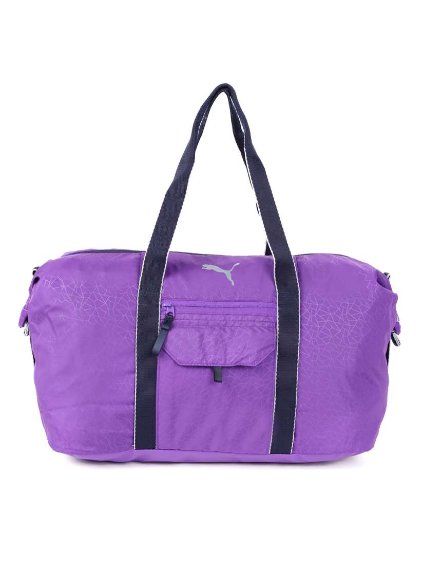 Buy Puma Women Purple Fit At Workout Printed Duffel Bag Duffel Bag for Women 1904238 Myntra