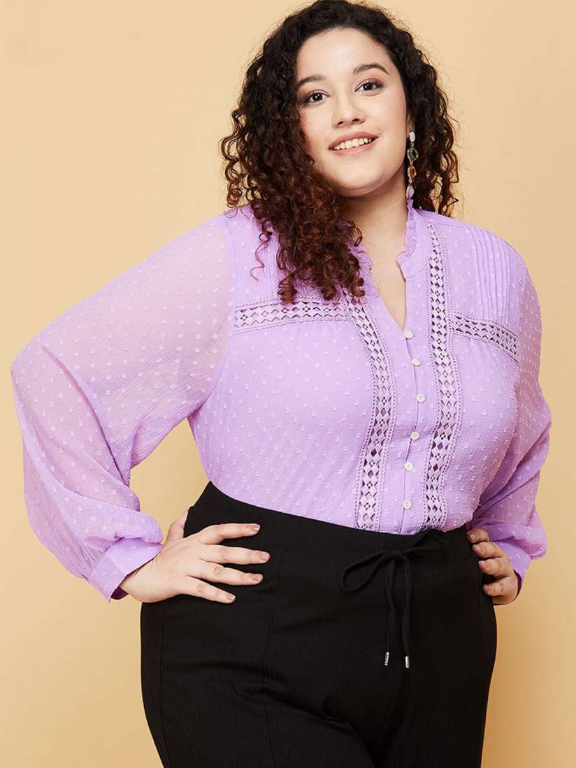 Myntra plus size tops 2025