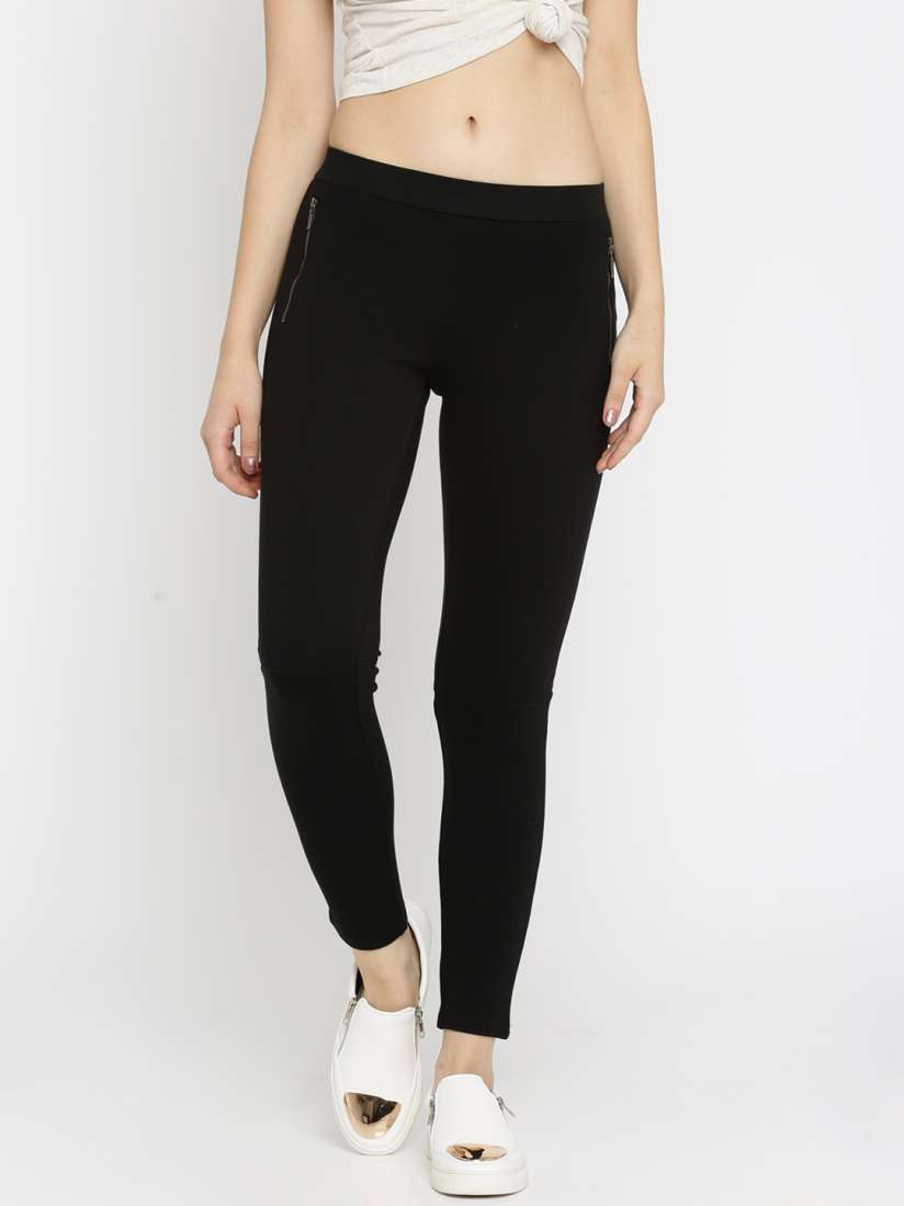 Buy Vero Moda Black Jeggings Jeggings for Women 1904588 Myntra
