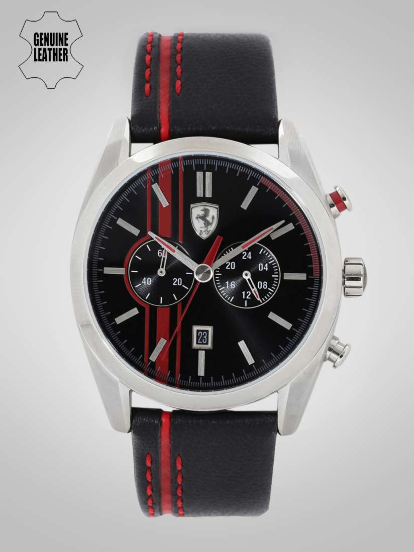 Buy SCUDERIA FERRARI Men Black Red D 50 Analogue Watch 0830177 SF Watches for Men 1905035 Myntra