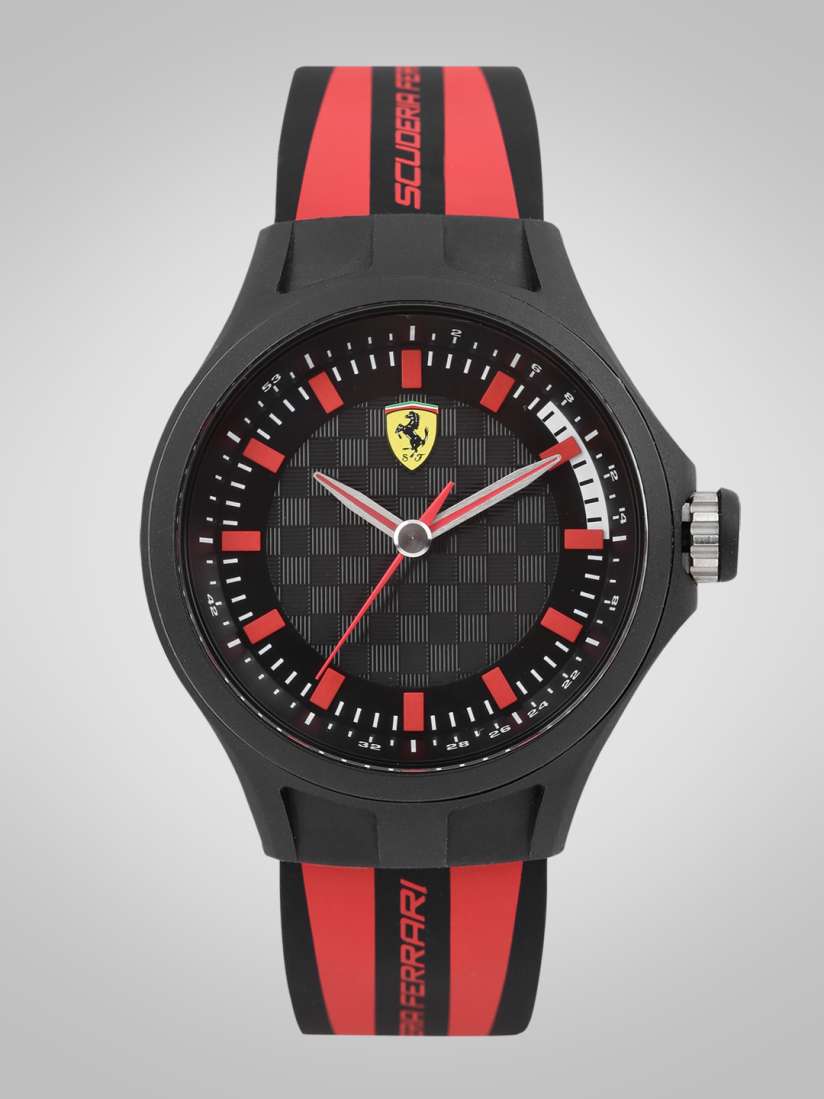 Buy SCUDERIA FERRARI Men Black Pit Crew Analogue Watch 0830172 SF Watches for Men 1905070 Myntra