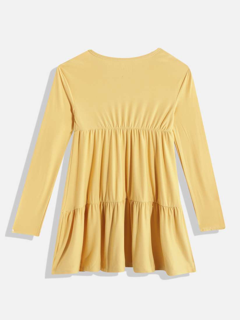 macys yellow tops