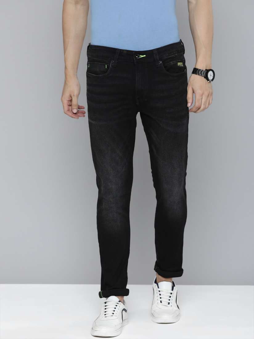 Buy Flying Machine Men Black Slim Fit Light Fade Mid Rise Stretchable Jeans Jeans for Men 19059216 Myntra