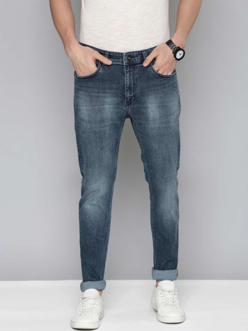 Buy Flying Machine Men Blue Slim Fit Heavy Fade Stretchable Jeans Jeans for Men 19059552 Myntra