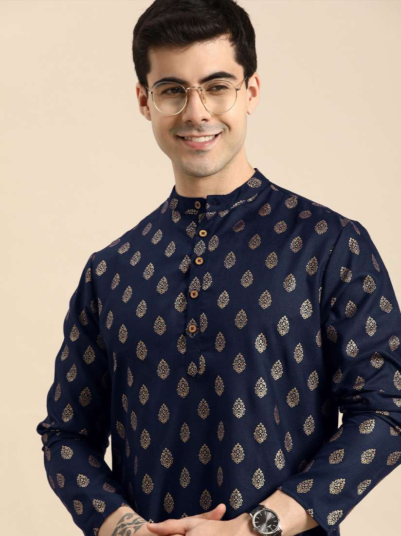 Buy Anouk Men Ethnic Motifs Printed Kurta Kurtas for Men 19065356 Myntra