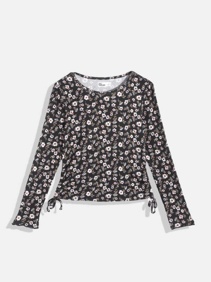 Macy's black and white tops outlet