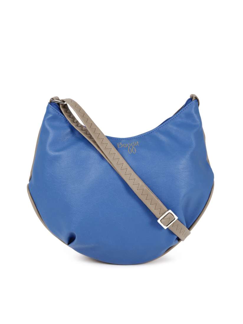Buy Baggit Blue Brown Colourblocked Sling Bag Handbags for Women 1907743 Myntra