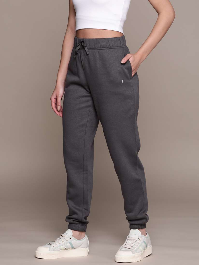 Buy Macy s Ideology Women Fleece Solid Joggers Track Pants for Women 19083824 Myntra