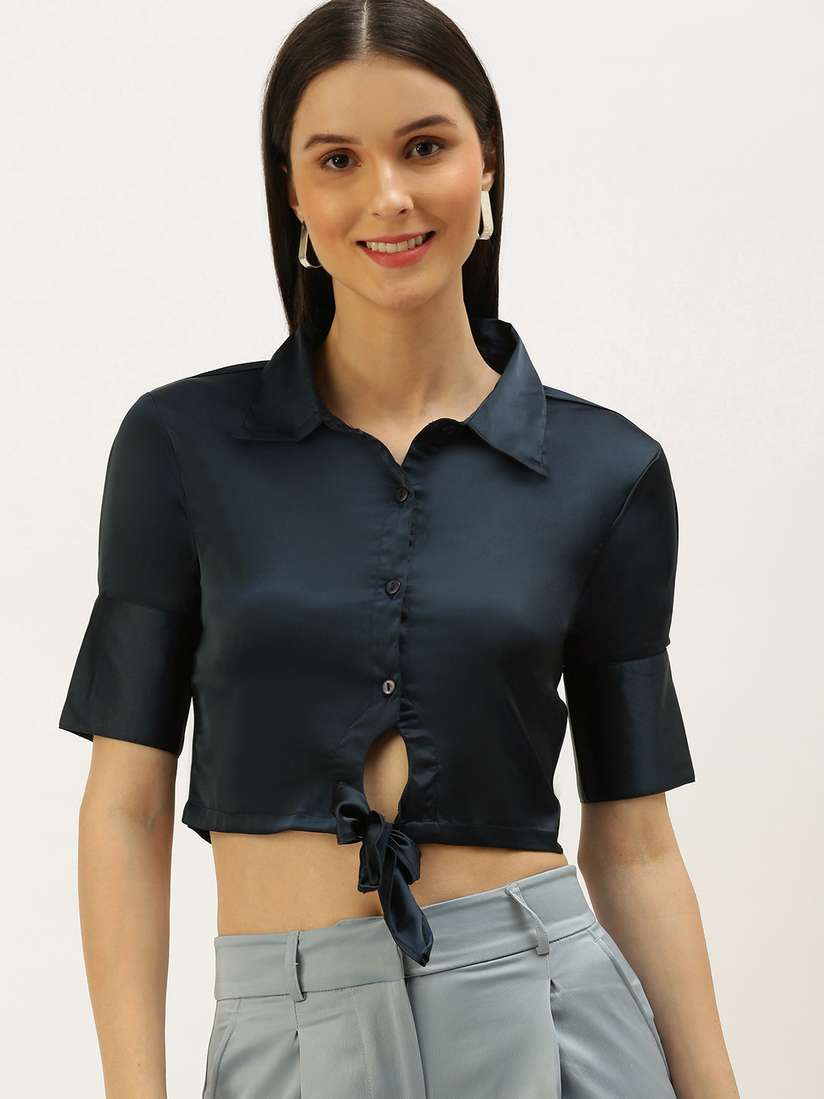 navy blue blouse forever 21