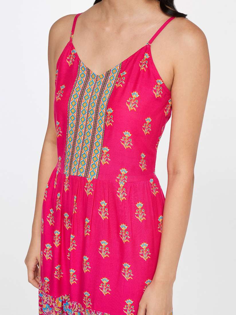 Global desi pink maxi dress new arrivals