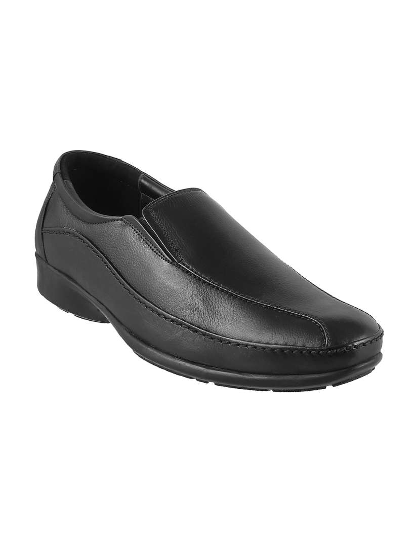 Buy Mochi Men Black Leather Semiformal Shoes Formal Shoes for Men Myntra