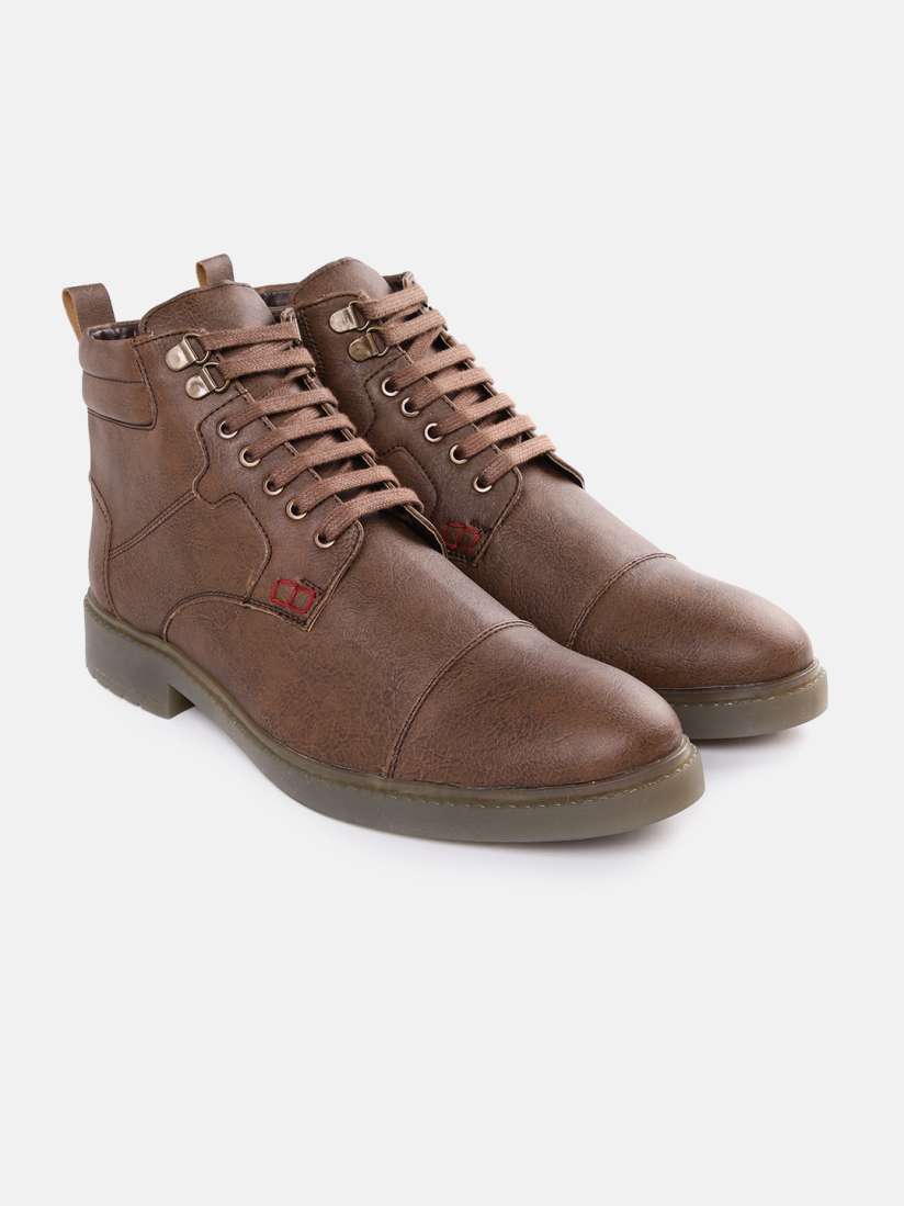Buy Roadster Men Mid Top Regular Boots Boots for Men 19102338 Myntra