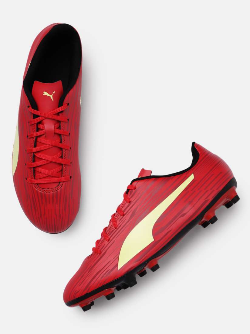 Buy Puma Men Red Printed Rapido III Regular Football Shoes With Fixed Cleats Sports Shoes for Men 19102512 Myntra
