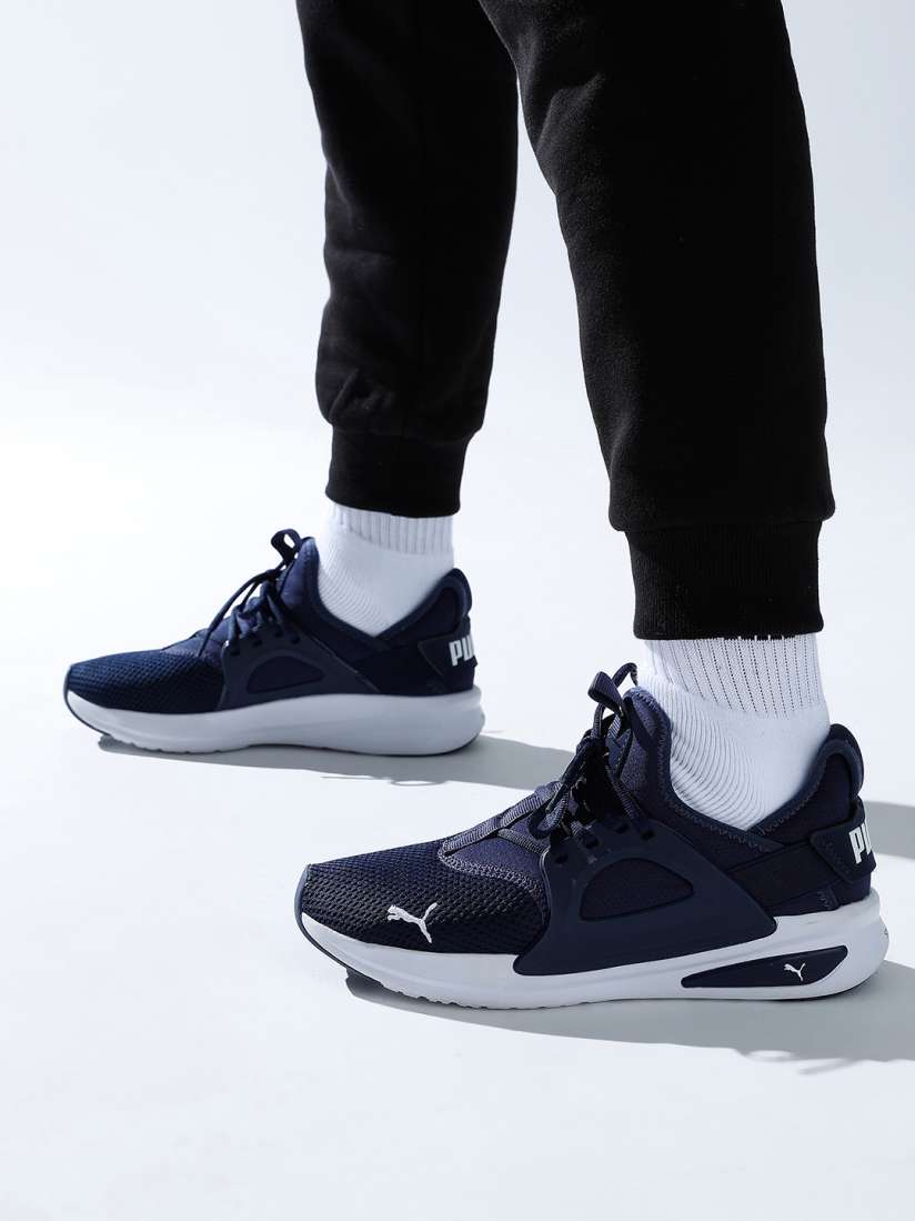 Puma running shoes navy blue hot sale