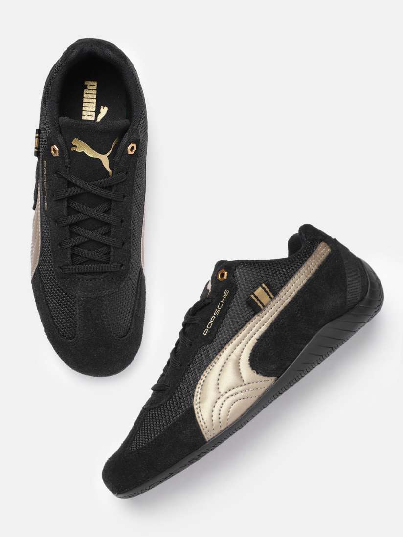 Puma leather shoes black 2025