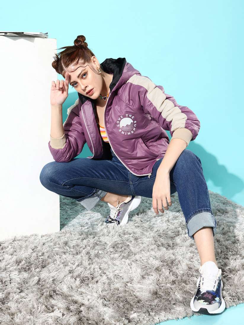Purple utility jacket online